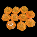 CLEARANCE GameScience Gem Fire Sunstone 10 x D12 Dice Set