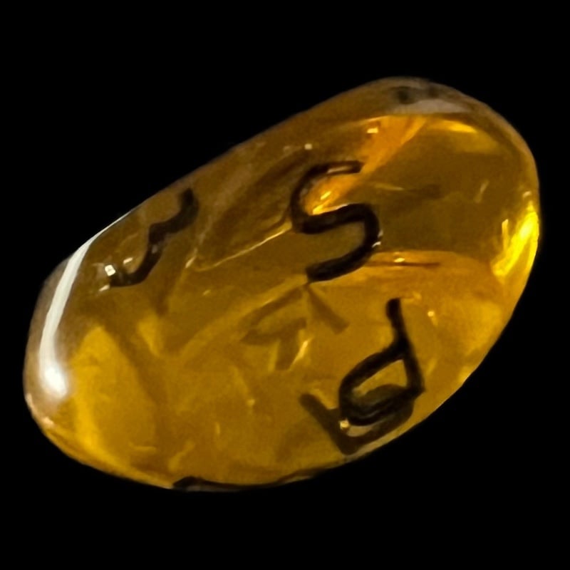 GameScience Gem Topaz & Black Ink D3 Dice