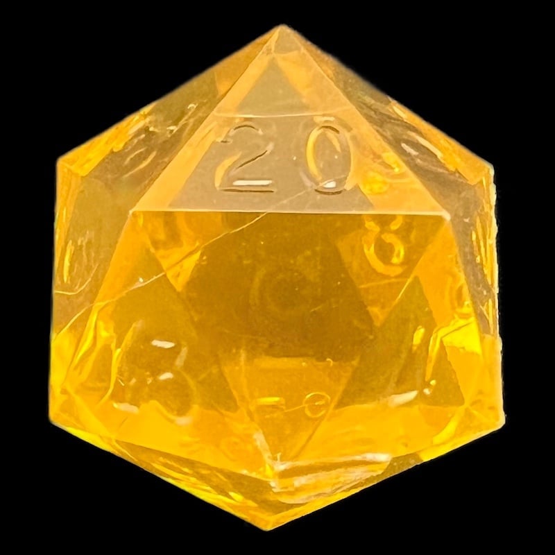 GameScience Gem Topaz D20 Dice