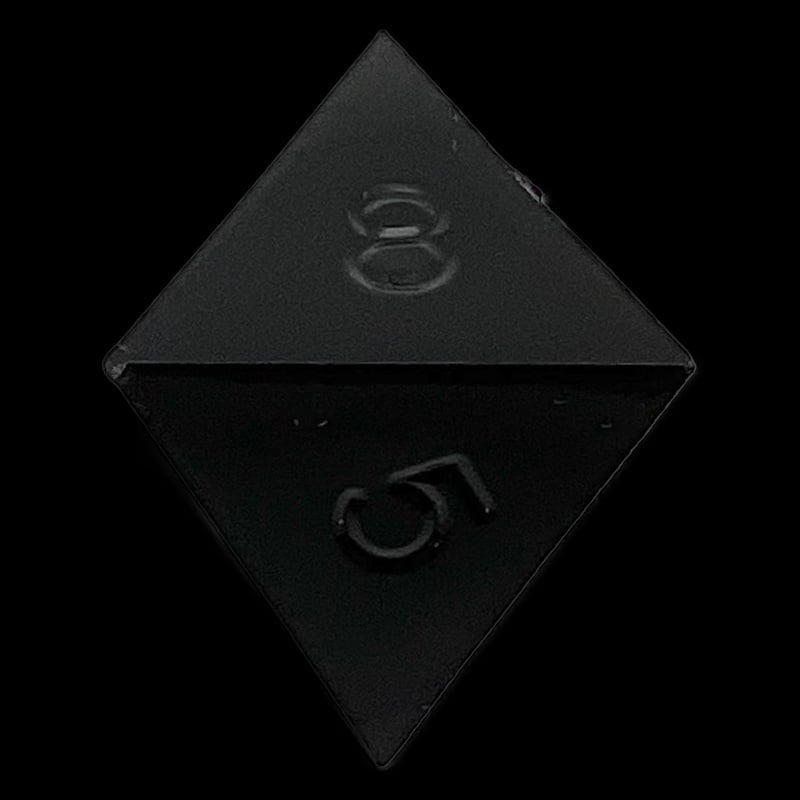 GameScience Opaque Coal Black D8 Dice