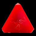 GameScience Opaque Crimson Red D4 Dice