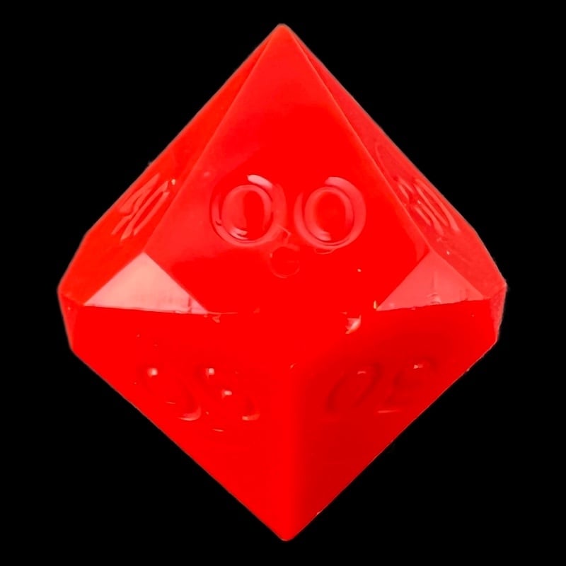 GameScience Opaque Crimson Red Percentile Dice