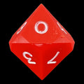 GameScience Opaque Crimson & White Ink D10 Dice