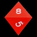 GameScience Opaque Crimson & White Ink D8 Dice