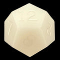 GameScience Opaque Ivory D12 Dice