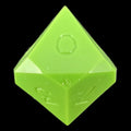 GameScience Opaque Lime D10 Dice