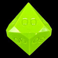 GameScience Opaque Lime Percentile Dice