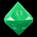 GameScience Opaque Moss Green D10 Dice