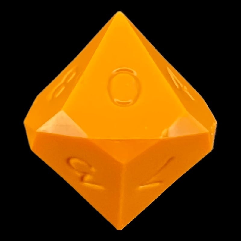 GameScience Opaque Pumpkin D10 Dice