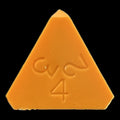 GameScience Opaque Pumpkin D4 Dice