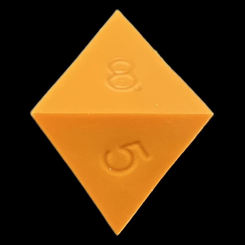 GameScience Opaque Pumpkin D8 Dice