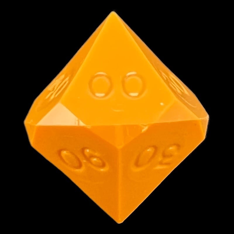 GameScience Opaque Pumpkin Percentile Dice