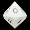 GameScience Opaque Seashell & Black Ink D10 Dice