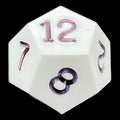 GameScience Opaque Seashell & Black Ink D12 Dice