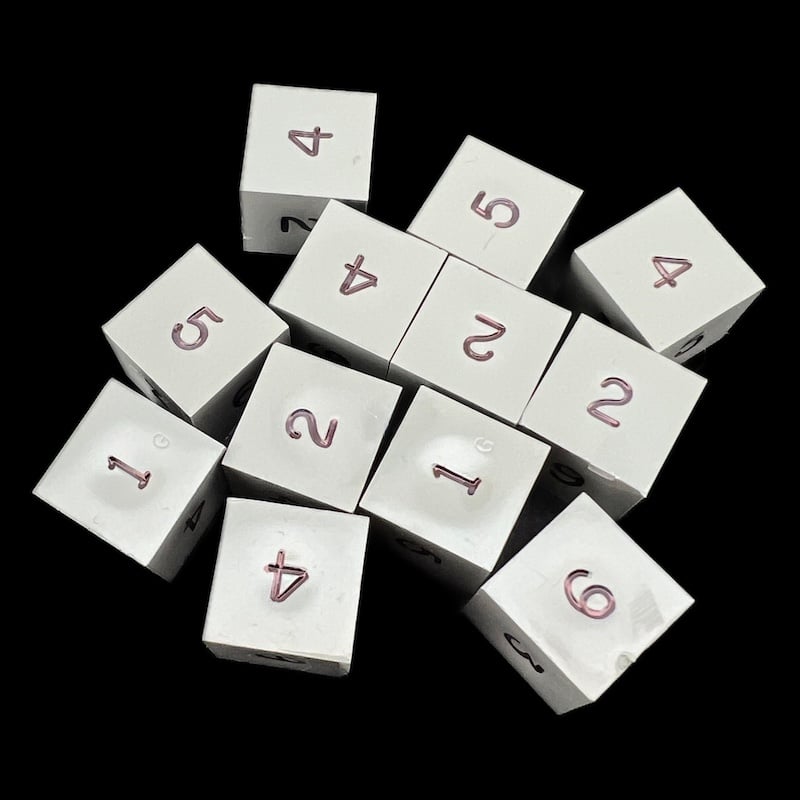 GameScience Opaque Slate & Black Ink 12 x D6 Dice Set