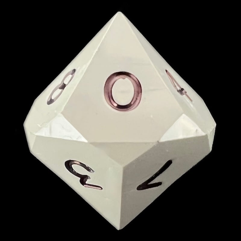 GameScience Opaque Slate Grey & Black Ink D10 Dice