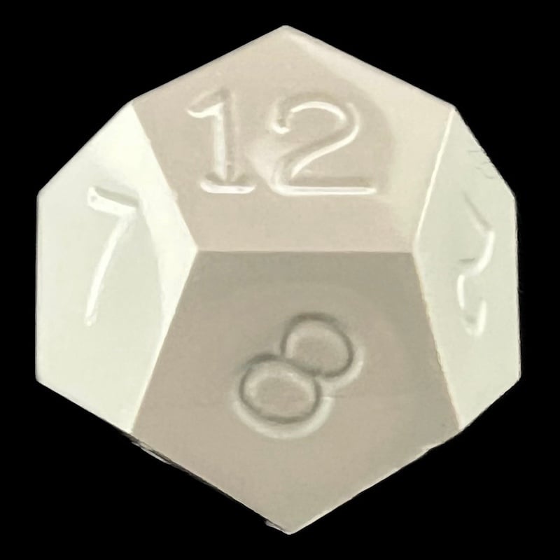 GameScience Opaque Slate Grey D12 Dice