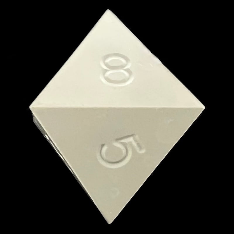 GameScience Opaque Slate Grey D8 Dice