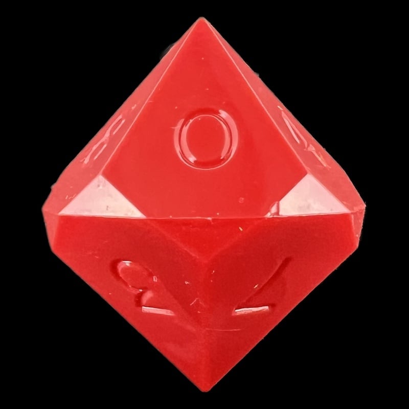 GameScience Opaque Strawberry Red D10 Dice