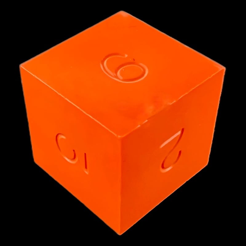 GameScience Opaque Tangerine D6 Dice