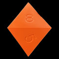 GameScience Opaque Tangerine D8 Dice