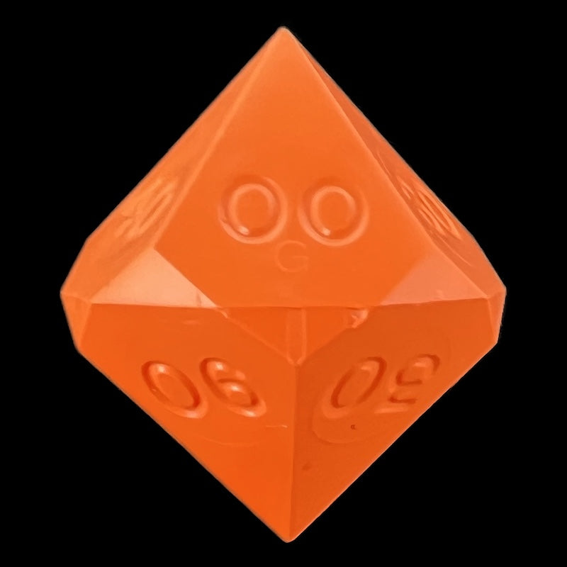 GameScience Opaque Tangerine Percentile Dice