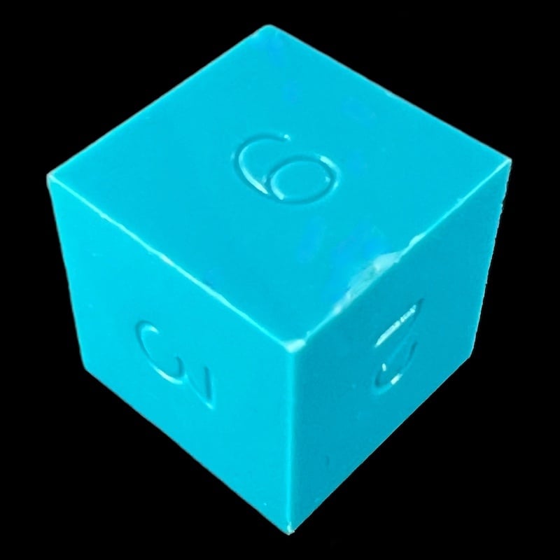 GameScience Opaque Turquoise D6 Dice