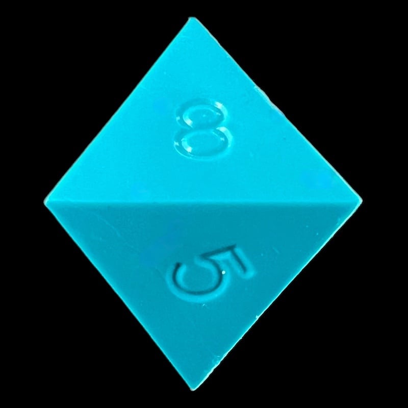 GameScience Opaque Turquoise D8 Dice
