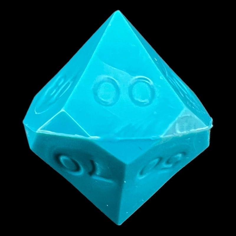 GameScience Opaque Turquoise Percentile Dice