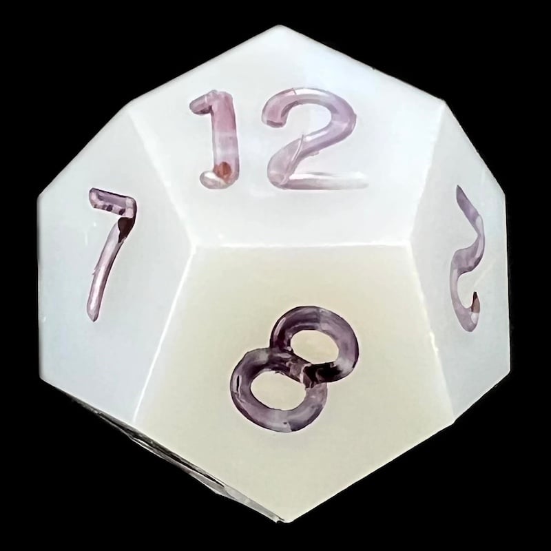 GameScience Permafrost & Black Ink D12 Dice