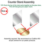 LITKO Printed Paper Figure Stands 2" x 2" x 3 (GGA030)
