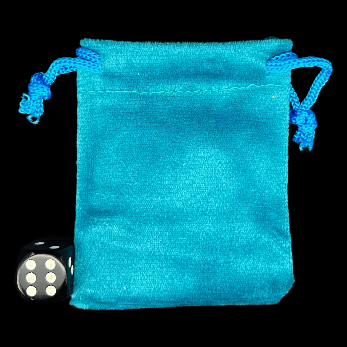 HALF PRICE TDSO Teal Single Set Dice Bag - Holds up to 12 Dice