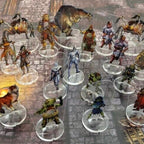 ArcKnight Flat Plastic Miniatures - 5E Starter Set - 84 Minis