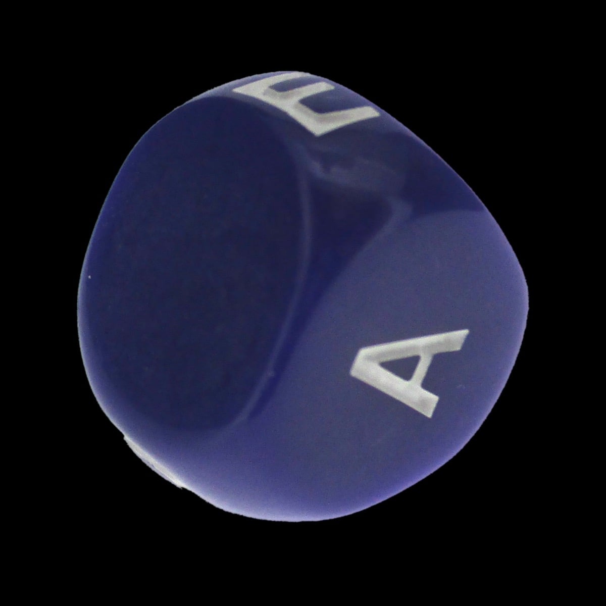 Impact Opaque Purple & White D5 Vowels Dice