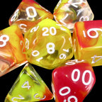 TDSO Mystic Flame 7 Dice Polyset LTD EDITION