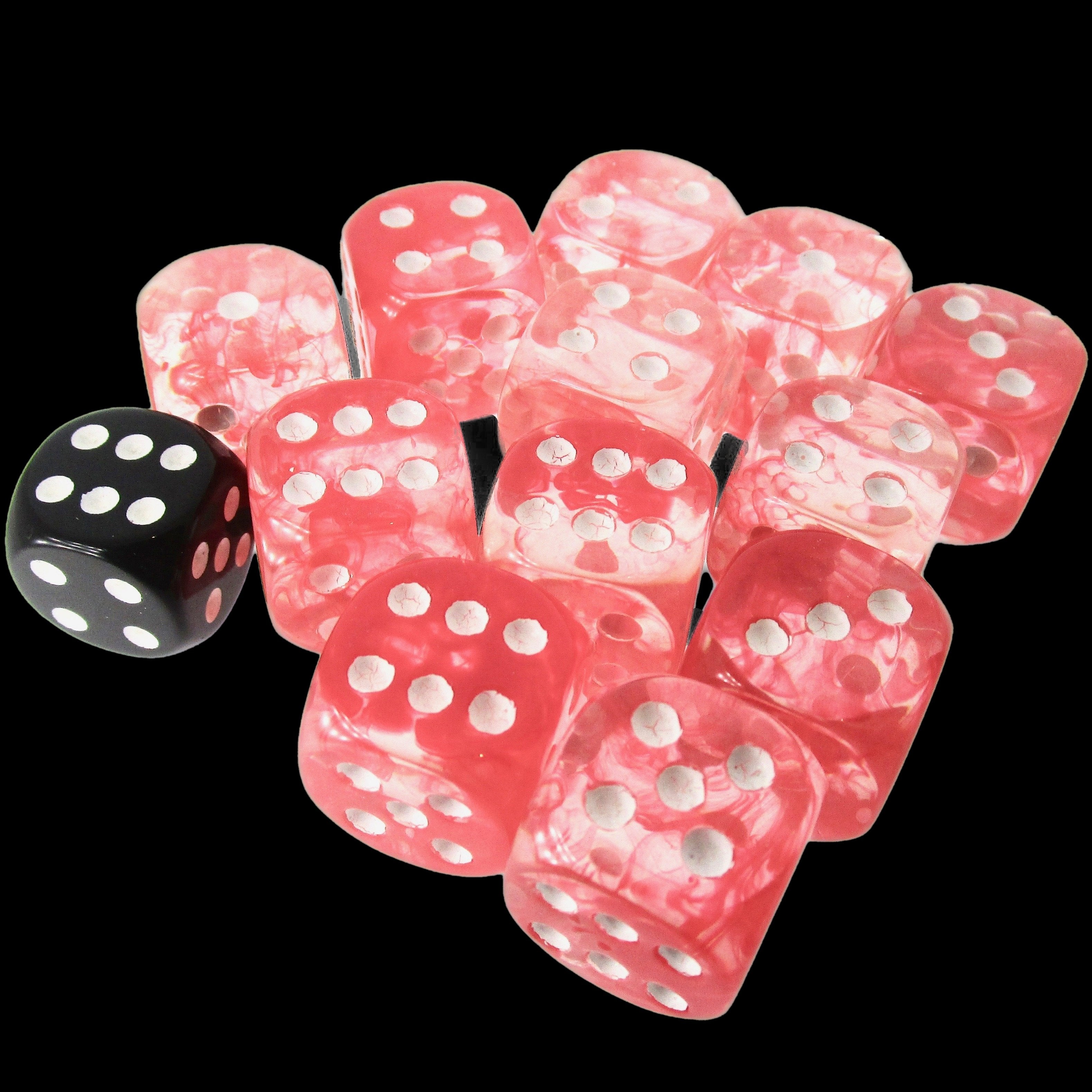 Role 4 Initiative Diffusion Cherry 18mm 12 x D6 Dice Set