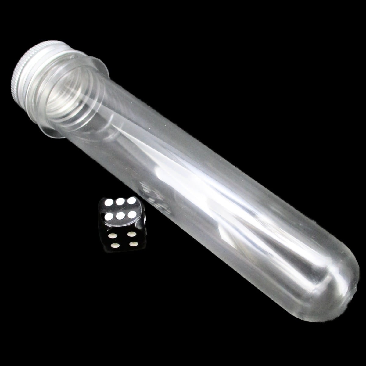 SPECIAL OFFER Dice Test Tube With Screw Top - Holds 7-8 Dice