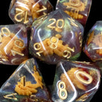 TDSO Encased Dragon Mask 7 Dice Polyset LTD EDITION