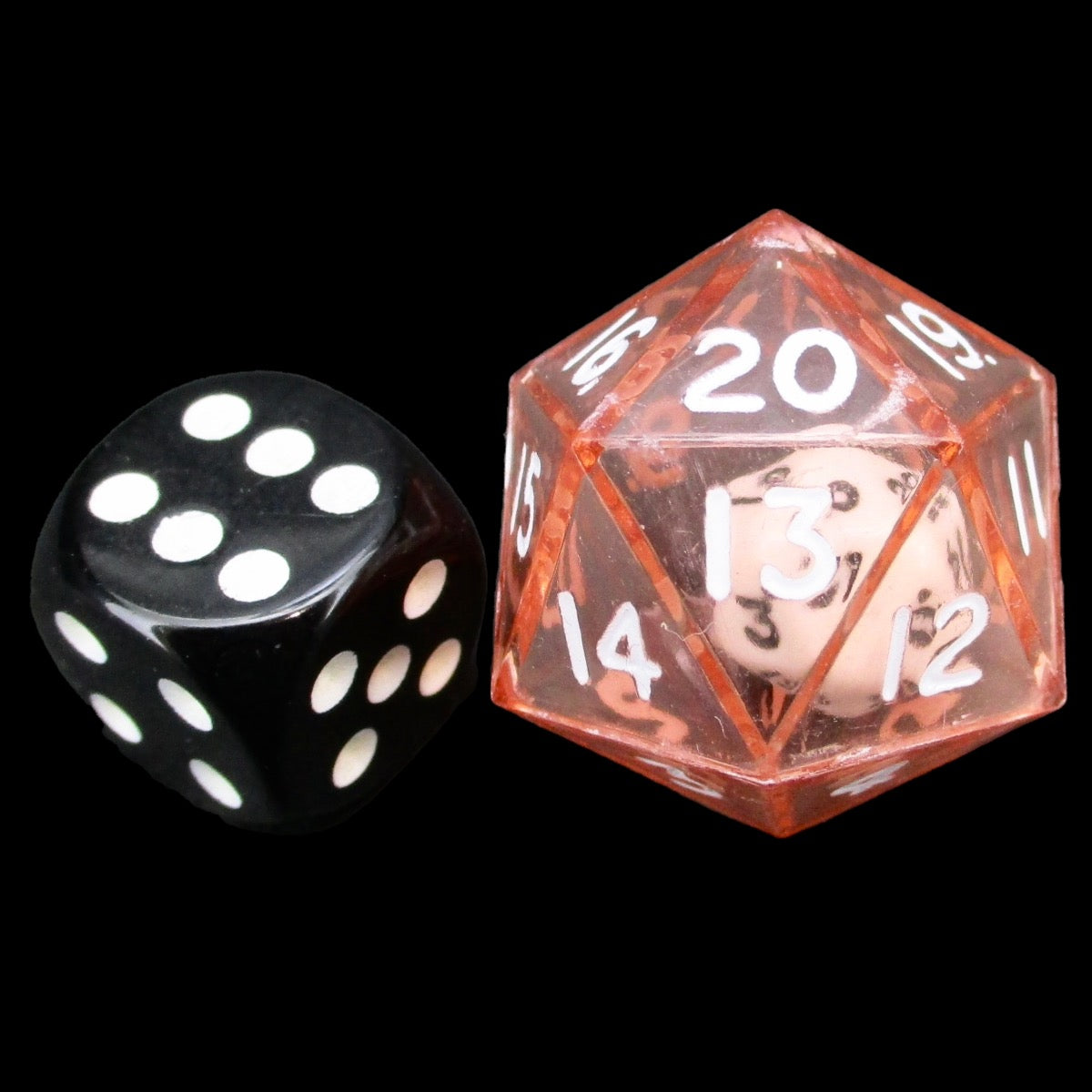 Koplow Red Double D20 Dice