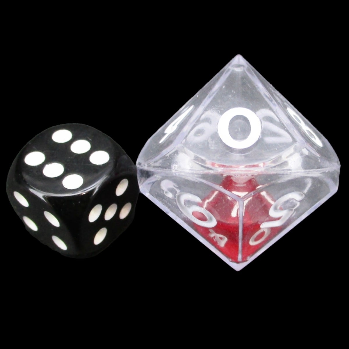 Koplow Clear Double D10 Dice