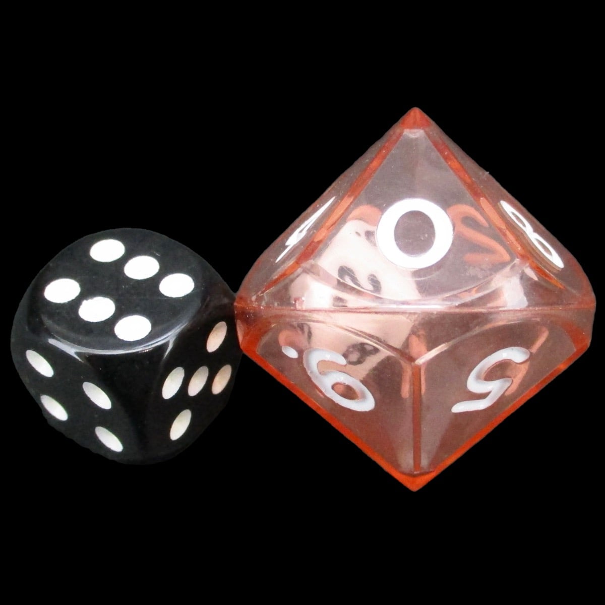 Koplow Red Double D10 Dice