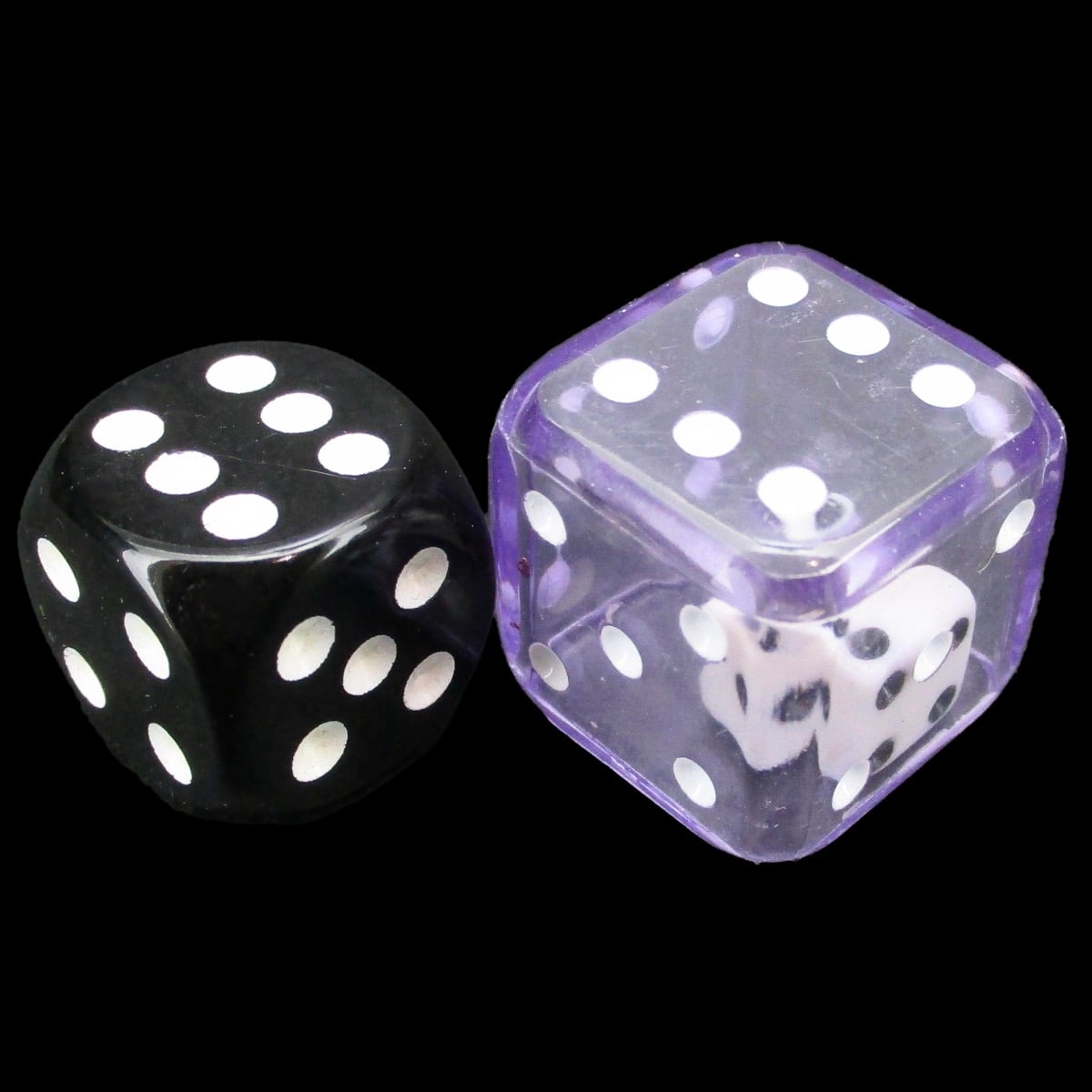 Koplow Purple Double 19mm D6 Spot Dice