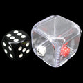 Koplow Character Builder 3 in a Cube Red & White 25mm D6 Spot Dice
