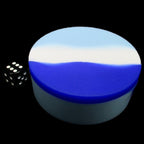 HALF PRICE TDSO Silicone Rubber Protective 7 Dice Polyset Box Storage Case - Ocean Blue