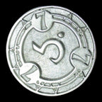 Legendary Spell Token Level 7 Metal Coin