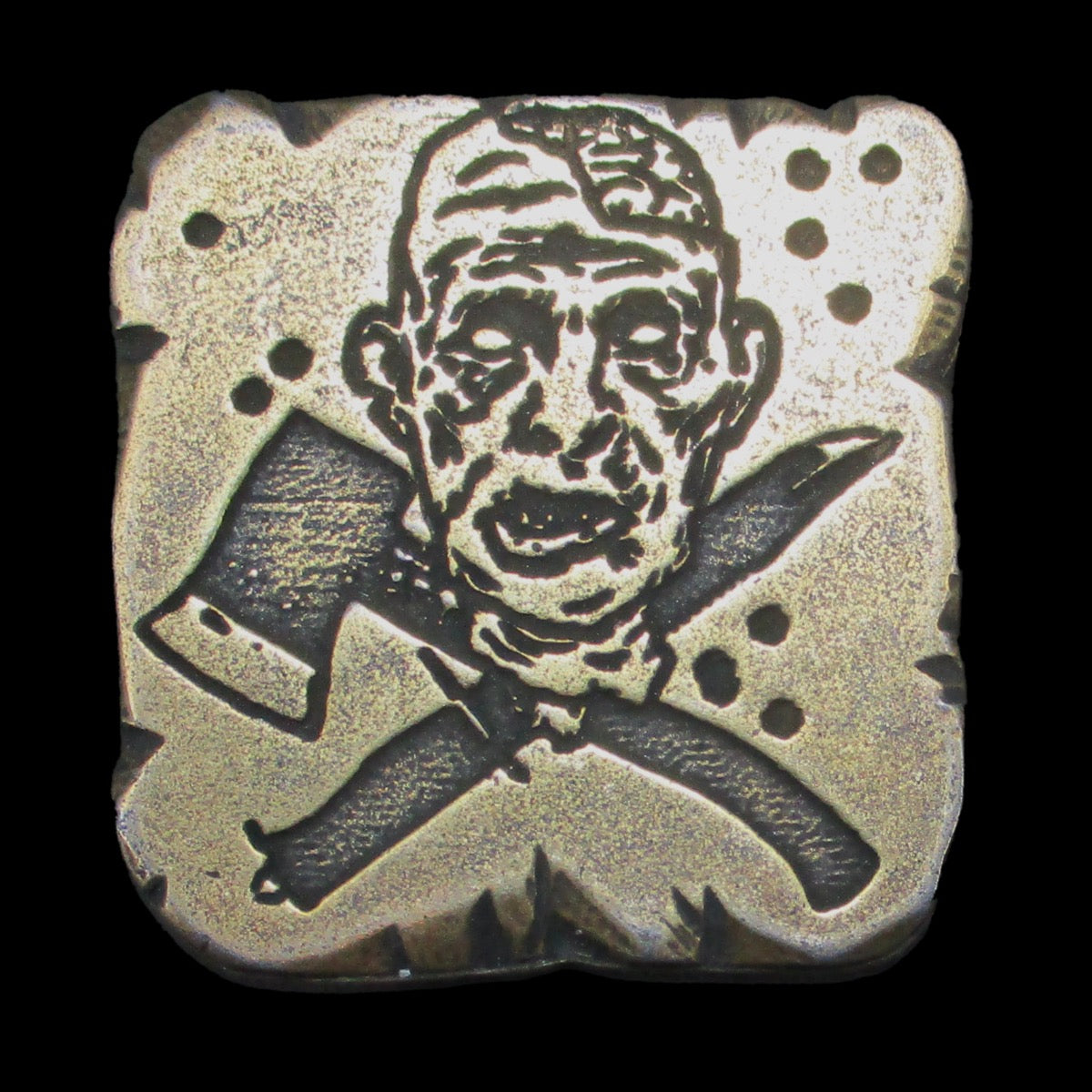 Zombie Legendary Metal Gold Coin