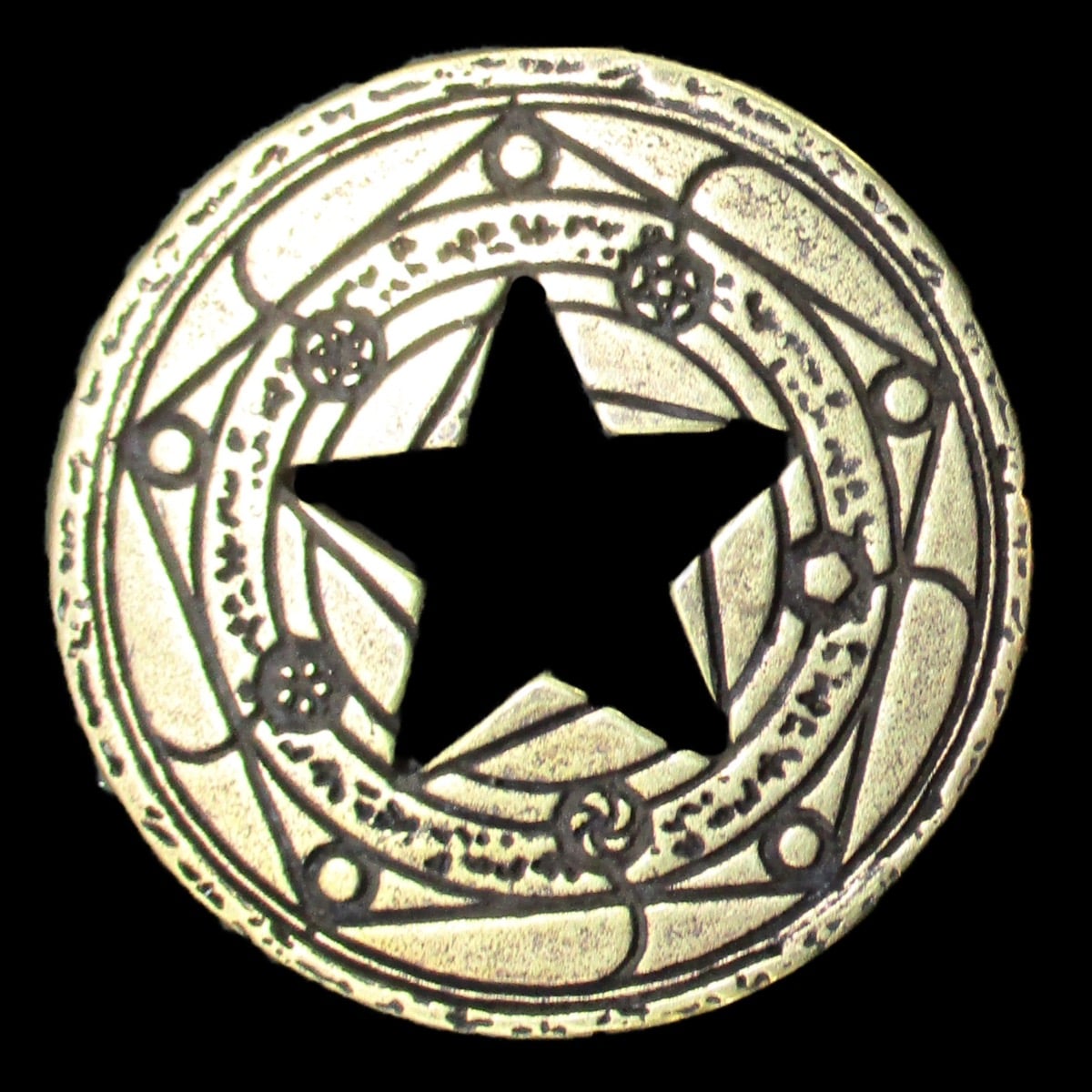 Wizard Legendary Metal Gold Coin