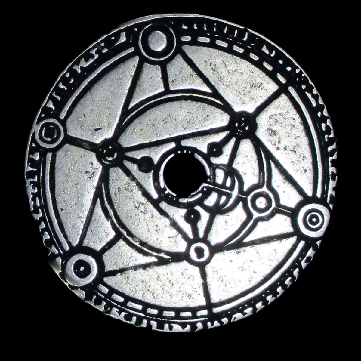 Wizard Legendary Metal Silver Coin