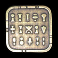 Alien Legendary Metal Gold Coin