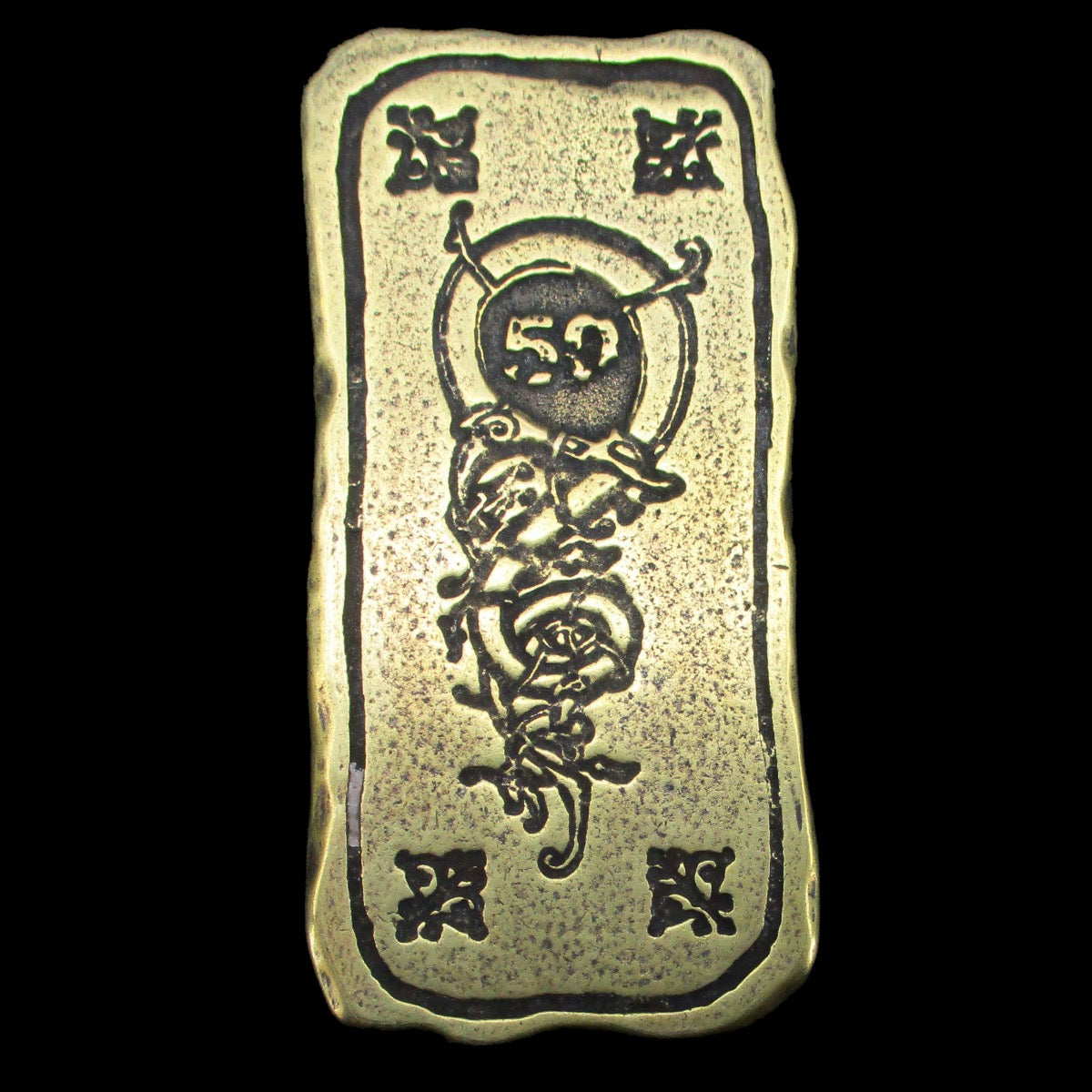 Ingot Units '50' Legendary Huge Metal Gold Bar